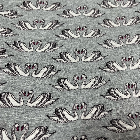Boden Gray Swan Patterned Sweatshirt - Picture 9 of 9